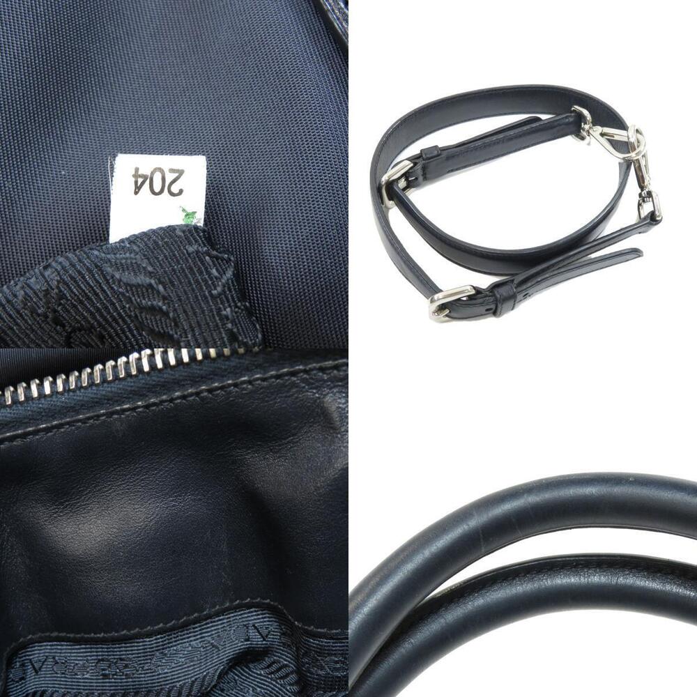 Prada Sacca Manici convertible tote bag navy Tessuto Saffiano leather Blue - Picture 7 of 11
